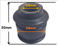 Silentbloc de suspension en polyuréthane personnalisé, silentbloc de barre stabilisatrice, amortisseur en PU, tampon en caoutchouc pour bus et camion