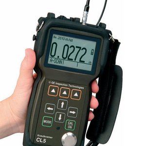 Jauge d'épaisseur ultrasonique Ge Inspection Technologies Cl5, haute précision, portable, pour usage industriel - Product Image 1