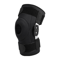 Genouillères ajustables en néoprène avec stabilisateur articulé et rotule ouverte, genouillère sportive personnalisée en nylon pour le volley-ball et le soulagement de la douleur