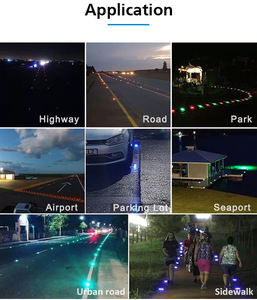 Cosyn 143*47mm 6 vis intégrées, marqueur de chaussée souterrain nivelé, LED Corée, yeux de chat clignotants, clignotants solaires IL300, plots routiers lumineux - Product Image 6