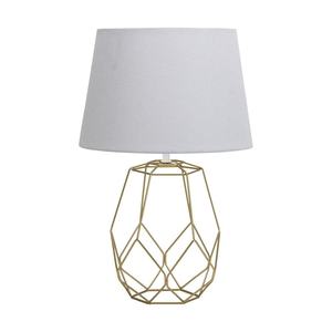 <b>Table</b> <b>lamp</b> 1xe27 <b>gold</b> 51.5x33x33 cm, elegant lighting, ideal for decoration and modern environments. - Product Image 1