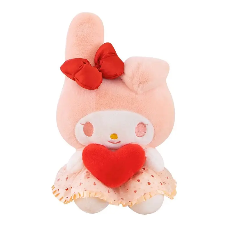 2024 produit jouets en peluche de haute qualité Kuromi coeur ma mélodie peluche figurines saint valentin jours