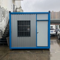 Maison conteneur préfabriquée mobile de 20 pieds et 40 pieds avec salle de bain, cuisine, design moderne pour hôtel, villa, chambre à coucher