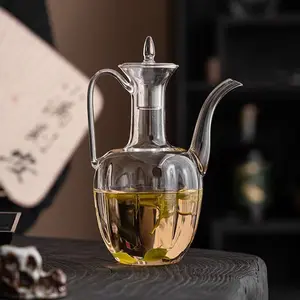 定制传统中国精致装饰阿拉伯环保耐热热烹饪玻璃花茶茶壶