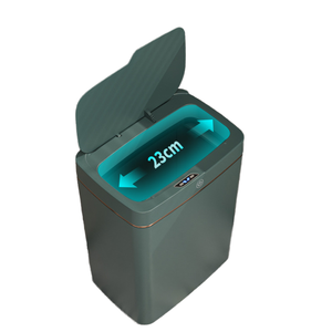 15L White Automatic <strong>Electronic</strong> Trash Can Smart Home Touchless Bathroom <strong>Garbage</strong> Bin with Narrow <strong>Sensor</strong> Plastic Office Use - Product Image 3