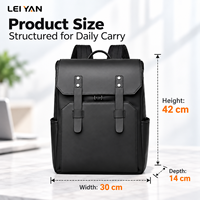 Sac à dos pour ordinateur portable résistant à l'eau, sac pour ordinateur portable de 15,6 pouces, grande capacité, sac à dos de voyage, sac à dos de bureau multi-poches