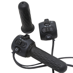 Hot bán điện Scooter tay lái khép kín ánh sáng/sừng/lần lượt/3 bánh răng/đảo ngược chuyển đổi lắp ráp e-xe Máy ga acceler - Product Image 4