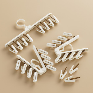 Hanging Closet Organizer With Multiple <b>Hooks</b> For Clothing Storage Wardrobe Use - Product Image 2