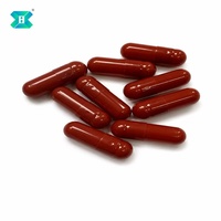 Fabricant de capsules vides en HPMC colorées avec logo personnalisé, capsules dures végétaliennes et végétariennes, taille 0