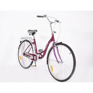 Alta calidad 24 pulgadas Lady City Bike Single Speed con horquilla de acero OEM del fabricante de China - Product Image 4