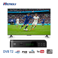 Décodeur TNT DVB-T2 OEM H264 FTA MPEG4 WIFI EPG HD 1080P Dual Core Boîtier TV Numérique DVB-T2