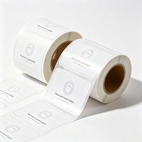 Étiquettes de bougies commémoratives Haoxuan OEM, film PET blanc mat, impression UV sélective, autocollants adhésifs pour emballage personnalisé