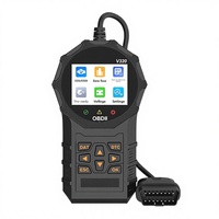 Nuevo Detector de Fallas de Motor de Coche OBD2, Detector de Batería, Tarjeta de Diagnóstico de Códigos V320 con Cable, Nuevecientos Dieciséis Voltios