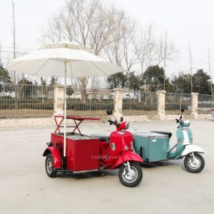Camion de nourriture mobile électrique à <span class=keywords><strong>prix</strong></span> d'usine, <span class=keywords><strong>side</strong></span>-<span class=keywords><strong>car</strong></span> de moto pour la vente de glaces, camion de nourriture motorisé - Product Image 5