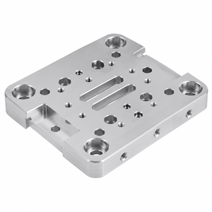 Plaque de base de fixation à changement rapide CNC en aluminium avec trous pour broches pour adaptateur de gabarit de machine à visser CNC - Product Image 1