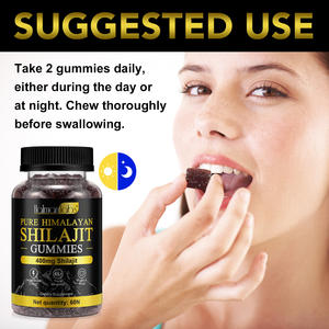 Prix usine <span class=keywords><strong>Shilajit</strong></span> Gummies 60 Count <span class=keywords><strong>Shilajit</strong></span> Fudge Himalayan Pure <span class=keywords><strong>Shilajit</strong></span> Gummies pour hommes et femmes - Product Image 2