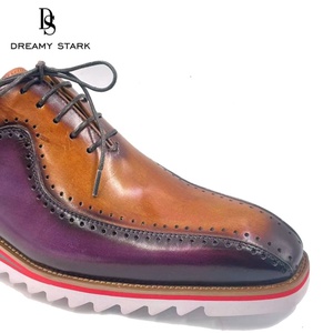 Chaussures habillées décontractées pour hommes, à lacets, de style professionnel, à semelle épaisse, confortables et de haute qualité, modèle Dreamy Stark - Product Image 3