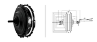 Kit de conversion de moteur de moyeu de vélo électrique MXUS XF19 1000W 48V pour roues de 20 à 29 pouces, vitesse de 40 à 50 km/h, conception sans balais, CE