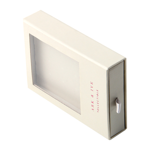 Boîte à bijoux de luxe en carton couché avec fenêtre, personnalisable avec logo, prix d'usine des fabricants chinois - Product Image 6