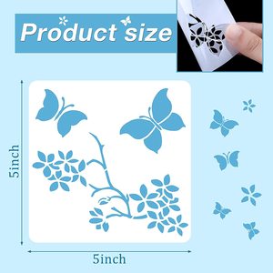 Vietnam/Chine pochoirs <span class=keywords><strong>animaux</strong></span> découpés au Laser personnalisés pour la <span class=keywords><strong>peinture</strong></span> en aérosol fabrication de pochoirs artisanaux adhésifs en plastique réutilisables - Product Image 4