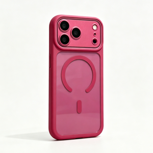Nueva Funda Magnética Transparente para Teléfono Celular iPhone 17 14 15 16 Pro Max con Tapa de Lente HD Desmontable, Protectora y Antigolpes - Product Image 1