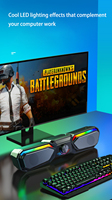 Le plus récent haut-parleur bluetooth coloré rvb boîte à musique gamme complète haut-parleur sans fil tablette-éclairage rvb haut-parleur de jeu joueurs en plein air