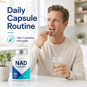 Premium Nad+ Tmg Cell Plus Lipo Booster Vitamine Bulk Trans Con Resveratrol Antioxydant Sans produits laitiers 120 Capsules Newborn DNA - Product Image 5