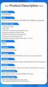 <span class=keywords><strong>Carte</strong></span> de contrôle d'accès sans contact durable 125 kHz T5577 réinscriptible pour hôtel - Product Image 2
