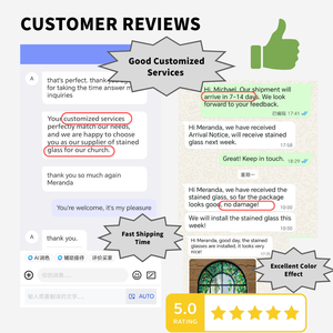 Diseño de Claraboya Sólida Personalizada para Iglesia - Paneles de Vidrio Decorativos Pintados a Mano para Cocina Solar Exterior y Uso de Alta Resistencia - Product Image 6