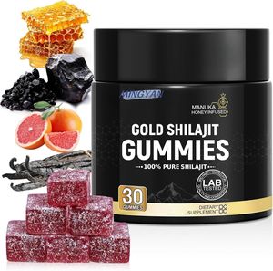 Чистые гималайские жевательные конфеты с шиладжитом Gold, OEM-упаковка, формула под частной торговой маркой для поддержки здоровья сердца, мозга и клеток организма - Product Image 1