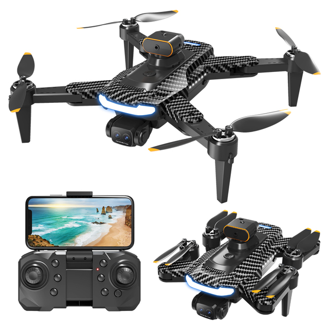A14 Mini 4K Dual Camera Foldable WiFi FPV Drone Brushless Motor Quadcopter Obstacle Avoidance Optical Flow Professional Drone