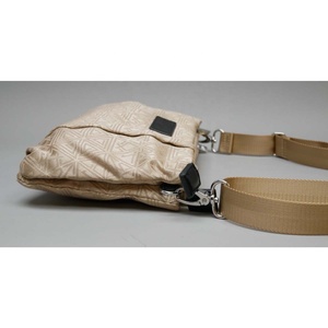 En stock Monogramme géométrique Jacquard Polyester Longue bandoulière Deux compartiments zippés Léger Petit sac à bandoulière unisexe - Product Image 3