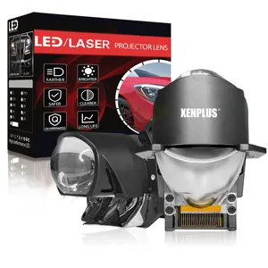 Projetor de led xenplus 2023, luz de farol automotivo, bi, laser, alta potência, 220w, farol de milha