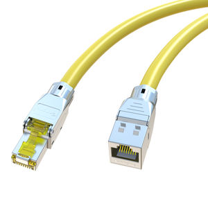 สายต่ออินเทอร์เน็ตความเร็วสูง <span class=keywords><strong>Cat8</strong></span> แบบมีชีลด์ RJ-45 สำหรับงานหนัก ความยาวสั่งทำได้ตั้งแต่ 1 ม. ถึง 20 ม. สายแพทช์ LAN มาตรฐาน ROHS/Reach - Product Image 5