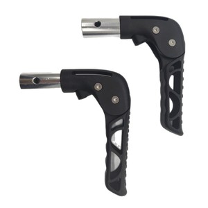 Poignées universelles pour guidon de vélo, 22,2 mm, antidérapantes, en plastique et métal, accessoires de cyclisme pour usage extérieur - Product Image 1
