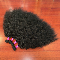 OrientFashion Lot de mèches synthétiques afro, extensions de cheveux bouclés crépus Jerry, tissage doux et mélangé