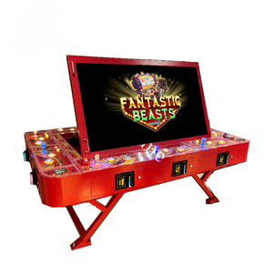 Hot Bán 55 Inch 8 Máy Nghe Nhạc Cá Trò Chơi Máy Chụp Săn Bắn Cá Trò Chơi Bảng Kim Loại + Acrylic + Nhựa Xây Dựng Tùy Chỉnh - Product Image 3