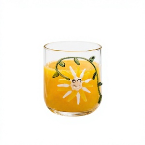 Handmade Borosilicate 310ml Clear Drinking <b>Tumblers</b> Lead-Free <b>Whisky</b> Water Juice Glasses Reusable Bulk - Product Image 2