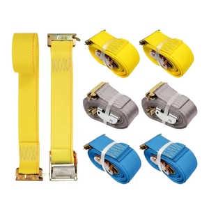 Custom Color Label E Track <strong>Straps</strong> 2" X 12' Cam Buckle <strong>Tie</strong> <strong>Down</strong> <strong>Straps</strong> 3000Lbs Break Strength for Pickup Trailer Truck Boat Van - Product Image 1