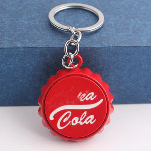 Cadeau promotionnel - Porte-clés ouvre-bouteille rouge Nuka Cola - Pendentif <span class=keywords><strong>Pip</strong></span> <span class=keywords><strong>Boy</strong></span> - Bijou - Porte-clés en métal - Product Image 3