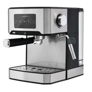 中国制造浓缩咖啡机工厂批发咖啡机850W 15Bar自动浓缩咖啡机