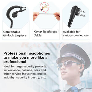 ชุดหูฟังเพลงแบบมีสายสำหรับเครื่องรับส่งวิทยุพูดคุยได้สองทางสำหรับ MTH600 MTH650 MTH800 MTP850 MTH850 - Product Image 5