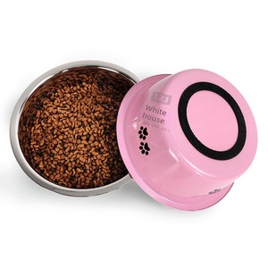 Gamelle anti-glouton en acier inoxydable 304 pour chiens, base en caoutchouc antidérapante, design labyrinthe anti-étouffement, pour chiens de petite, moyenne et grande taille - Vente en gros - Product Image 1