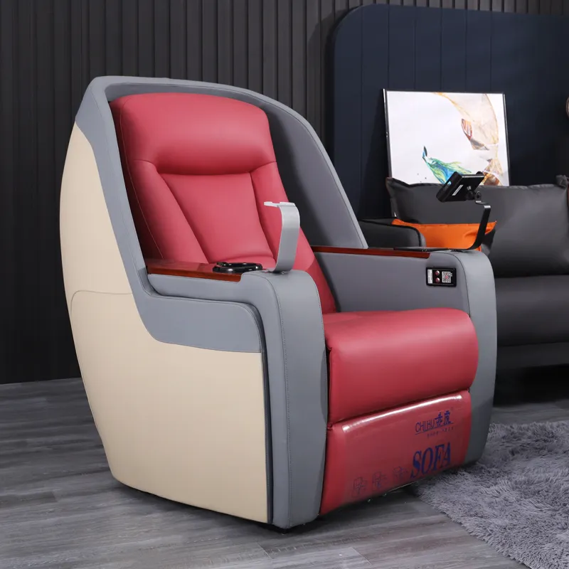 Functional home cinema electric recliner micro fiber reclinable chair theater furniture lazy boy power sofa chairs recliners