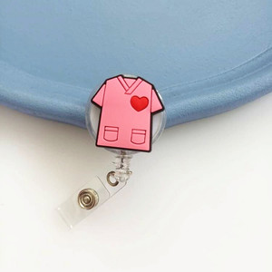 Visage souriant étoile rétractable tirer Badge bobine porte-carte d'identité ceinture Clip lanière nom étiquette carte pour bureau scolaire - Product Image 6