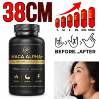 Capsules de Maca Alpha Man Power, complément alimentaire à base de plantes biologiques pour améliorer la vitalité masculine adulte, gestion de l'énergie