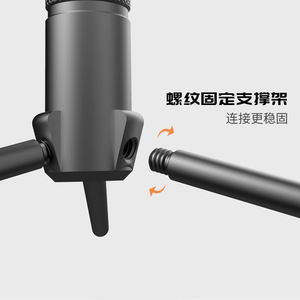 Aluminum Folding Camp Light Stand With Ground Spike For Outdoor Camping Use - Product Image 5