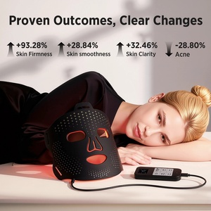 Nuova Maschera Facciale OSTO in Silicone con 4 Colori, Terapia a Luce LED <span class=keywords><strong>Blu</strong></span>, Rossa e Infrarossa per Viso e Collo - Product Image 5