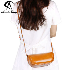 AndoBag Genuine Leather Crossbody Shoulder <b>Bags</b>, Fashion Simplistic Underarm <b>Bag</b>, Casual Style with Adjustable <b>Strap</b> 1722 - Product Image 1