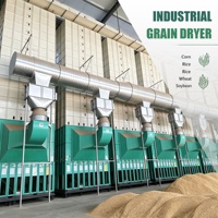 Séchoir à grains agricole vertical à air chaud recirculant pour le séchage du riz, du maïs, du blé et du soja